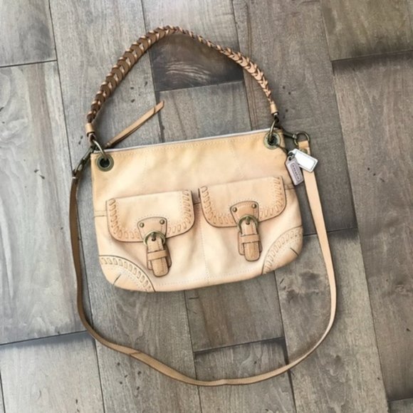 Coach Handbags - Coach Poppy Vachetta Whipstitch Leather Crossbody